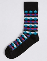 Marks and Spencer  Cotton Rich Printed Socks