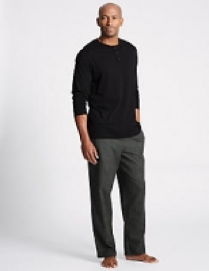 Pure Brushed Cotton Checked Pyjama Set 37.00 €