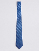 Marks and Spencer  Pure Silk Geo Print Tie