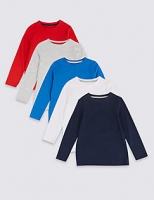 Marks and Spencer  5 Pack Long Sleeve Tops (3 Months - 7 Years)