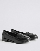 Marks and Spencer  Kids Leather Loafers with Freshfeet