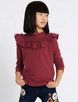Marks and Spencer  Frill Sweatshirt (3-14 Years)