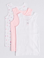 Marks and Spencer  Pure Cotton Vests (2-8 Years)