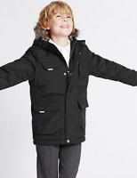 Marks and Spencer  Faux Fur Parka Coat with Stormwear (3-14 Years)