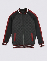 Marks and Spencer  Quilted Zipped Sweatshirt (3-14 Years)