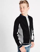 Marks and Spencer  Zipped Colour Block Sweatshirt (3-14 Years)
