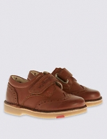Marks and Spencer  Kids Leather Brogue Shoes with Walkmates