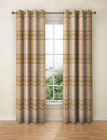 Marks and Spencer  Blain Checked Eyelet Curtains