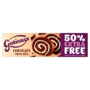 Gateaux Swiss Roll Chocolate & 50% Extra Free 2.65 €