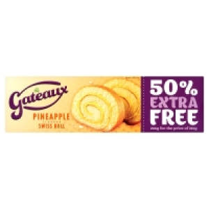 Gateaux Swiss Roll Pineapple & 50% Extra Free