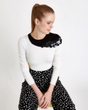 Savida Two Tone Sequin Jumper