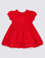 Marks and Spencer  Pure Cotton Cord Baby Dress