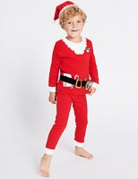 Marks and Spencer  Cotton Santa Pyjamas (9 Months - 8 Years)