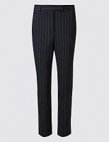 Marks and Spencer  PETITE Striped Slim Leg Trousers