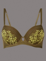 Marks and Spencer  Lace Embroidered Underwired Balcony Bra A- G