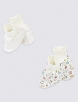 Marks and Spencer  Baby Pure Cotton Booties
