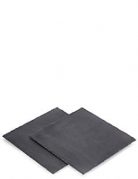 Marks and Spencer  Slate Square Set Of 2 Placemats