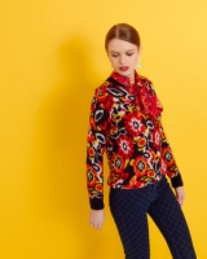 Savida Flower Print Jumper