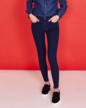 Savida Diamond Print Jeans