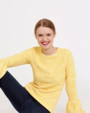 Savida Flower Jacquard Top