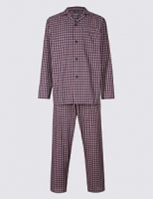 Cotton Blend Checked Pyjama Set 24.00 €