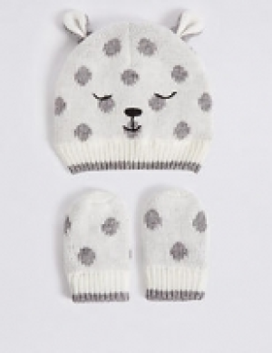 Baby Hat & Mittens Set 8.00 €