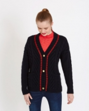 Savida Lurex V-Neck Cardigan