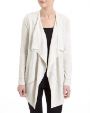 Pointelle Waterfall Cardigan