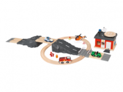 PLAYTIVE JUNIOR® Train and Road Control Room Set