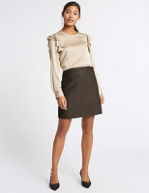 Textured A-Line Mini Skirt 17.00&nbsp;&euro;