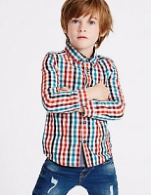 Pure Cotton Checked Shirt (3 Months - 5 Years) 6.00 €