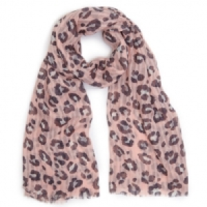 Blush Leopard Scarf