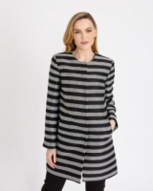 Gallery Mono Stripe Coat