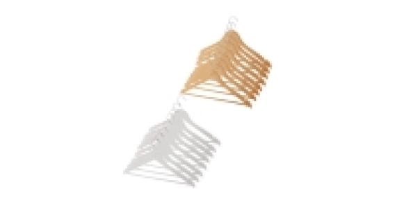 Wooden Hangers 8-Pack