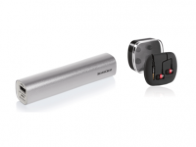 SILVERCREST® In-Ear Headphones/Power Bank