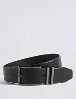 Marks and Spencer  Leather Double Metal Keeper Buckle Belt