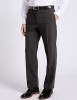 Marks and Spencer  Charcoal Regular Fit Trousers