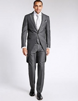 Marks and Spencer  Grey Textured Tailored Fit Morning Suit