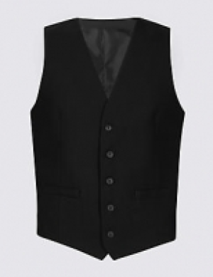 Black Slim Fit Waistcoat 60.00 €