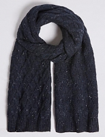 Marks and Spencer  Nepped Cable Knitted Scarf