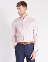Marks and Spencer  2in Longer Pure Cotton Regular Fit Shirt
