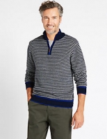 Marks and Spencer  Pure Cotton Textured Jumper