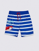 Marks and Spencer  Striped Swim Shorts (0-5 Years)