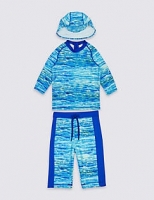 Marks and Spencer  3 Piece Printed Swim Outfit (0-5 Years)