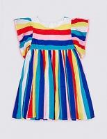 Marks and Spencer  Striped Pure Cotton Dress (3 Months - 7 Years)
