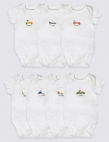 Marks and Spencer  7 Pack Pure Cotton Bodysuits