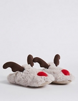 Marks and Spencer  Baby Faux Fur Reindeer Pram Shoes