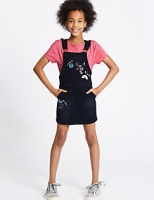 Marks and Spencer  2 Piece Pinafore & Top Outfit (3-16 Years)