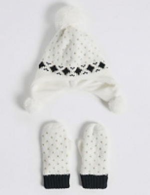 Kids Trapper Hat & Mittens Set 5.99 €