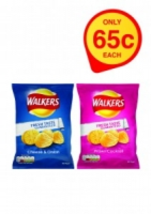 WALKERS Crisps Range 32.5g ONLY 65c